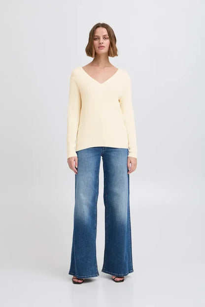 Olivia Rib Jumper (Birch)