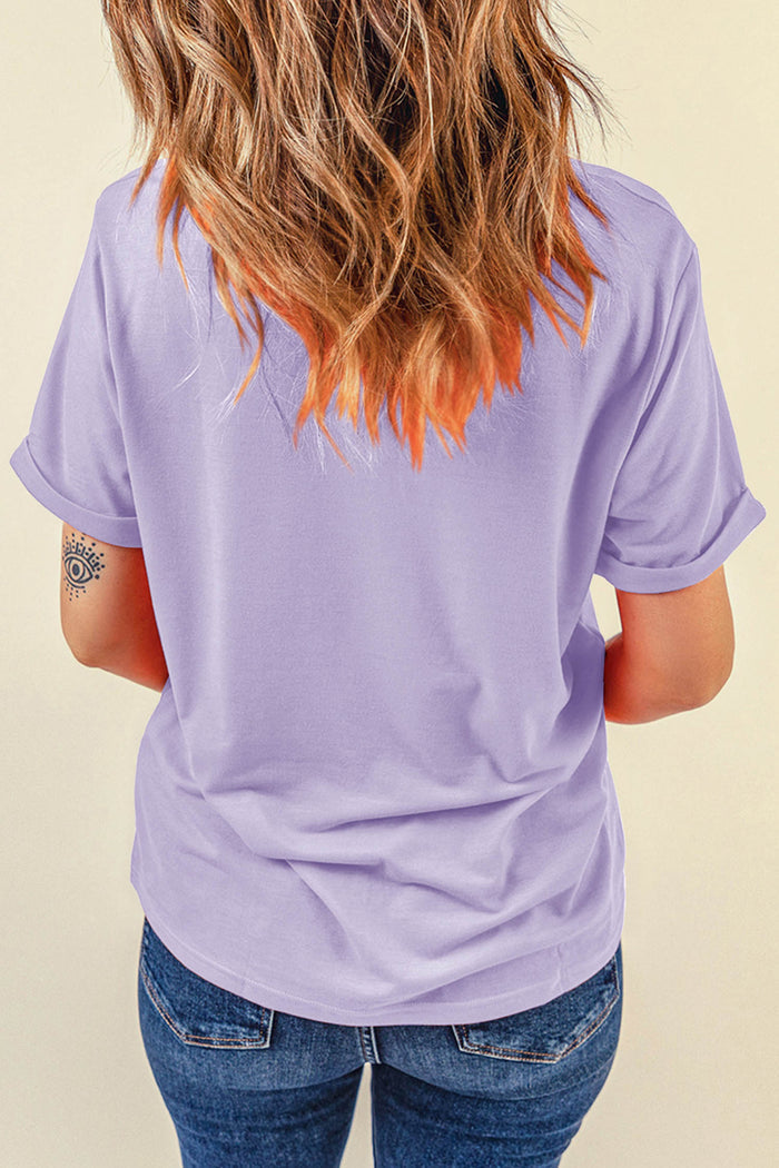 Orchid Petal Catch me by the water Fishes Printed T Shirt