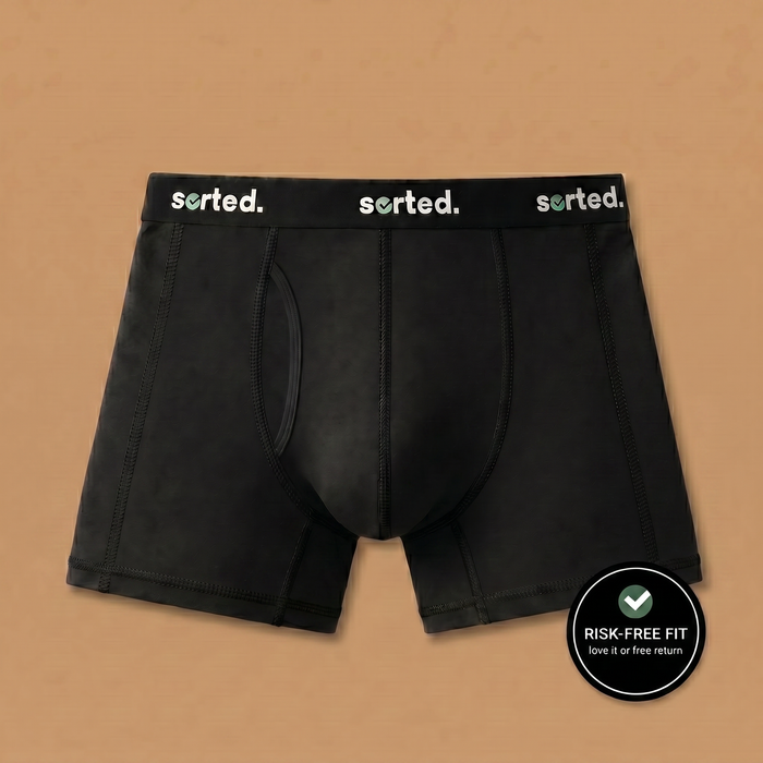 Organic Cotton Boxer Briefs - Obsidian