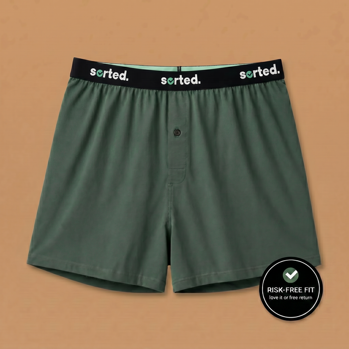 Organic Cotton Boxers - Dark Forest