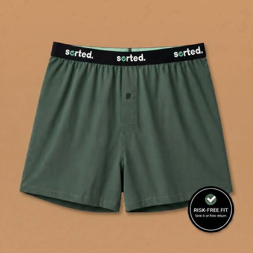 Organic Cotton Boxers - Dark Forest