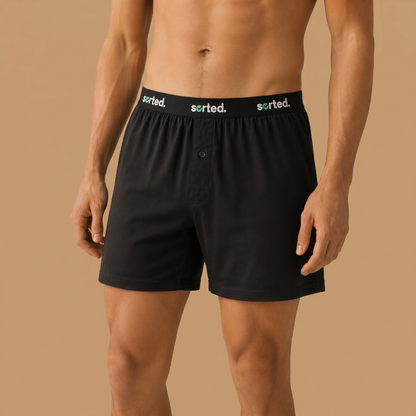Organic Cotton Boxers - Navy Blazer