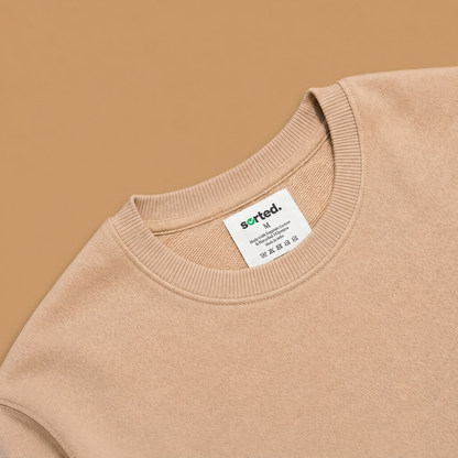 Organic Cotton Midweight Crewneck - Jet Black