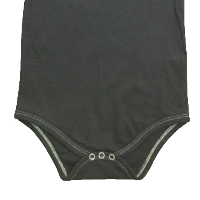 Organic Cotton Romper for infant Black color - Mojopanda Organic  Store