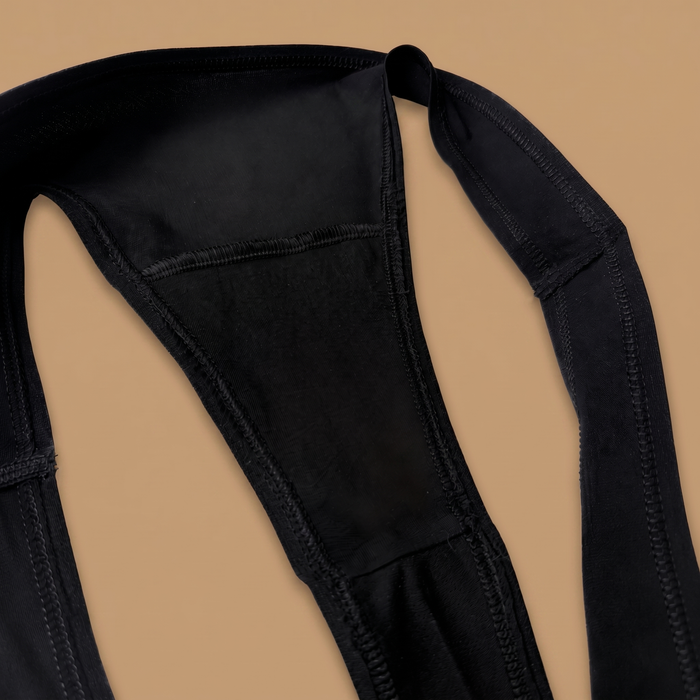 Organic Cotton Thong - Jet Black