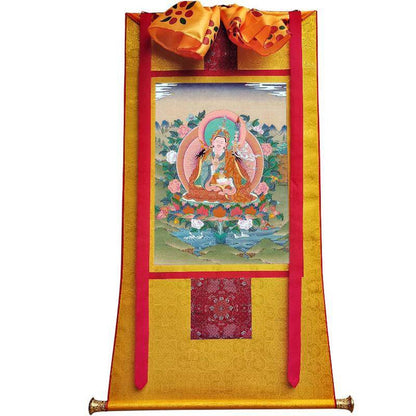 Padmasambhava - Guru Rinpoche - Tibetan thangka painting, view 6