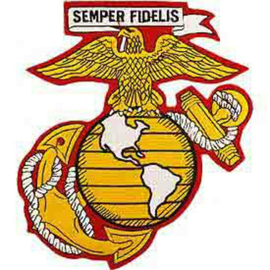 Patch USMC EGA: EagleEmblems PM7685 Patch-Usmc Ega (05) (Slv/Gld) (5