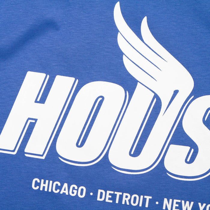 Peak House Back Print - Tshirt - Blue