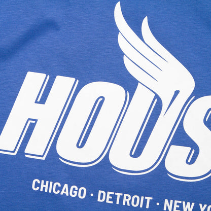 Peak House Back Print - Tshirt - Blue