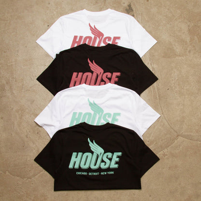 Peak House Back Print - Tshirt - Blue