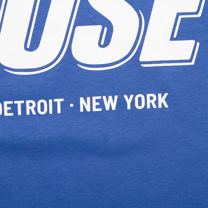 Peak House Back Print - Tshirt - Blue