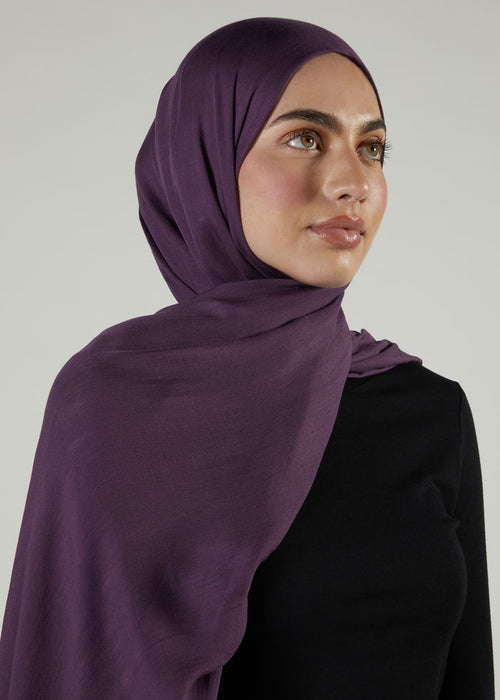 Perfect Plum Premium Modal Hijab