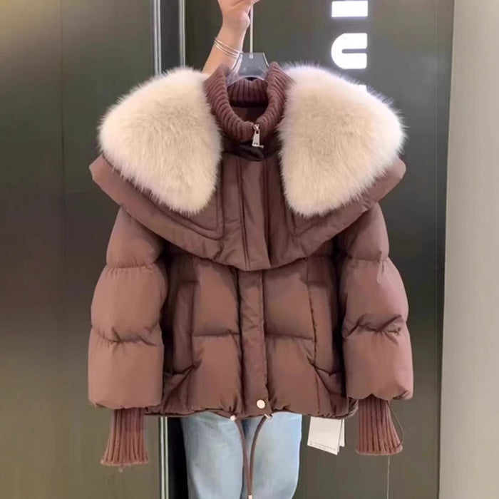 Petite Parka Coat - Sculpted Collar, City Warmth Layers