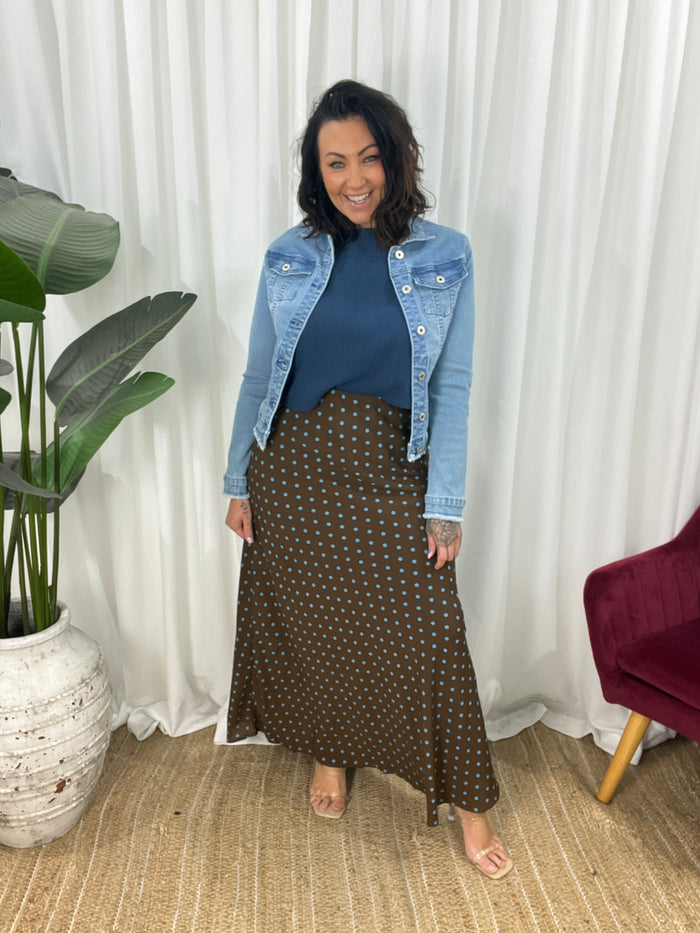 Pia Polka Dot Skirt