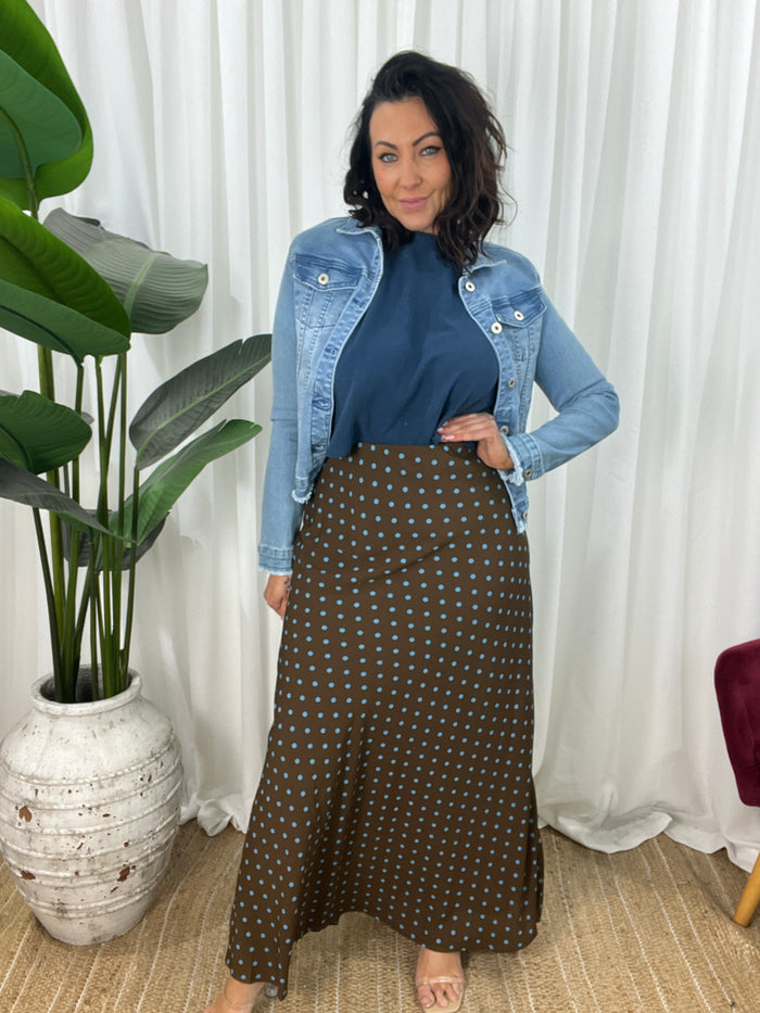 Pia Polka Dot Skirt