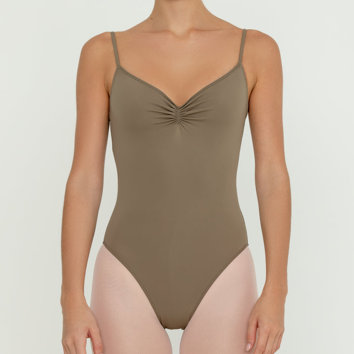 Pinch Leotard CAPPUCCINO