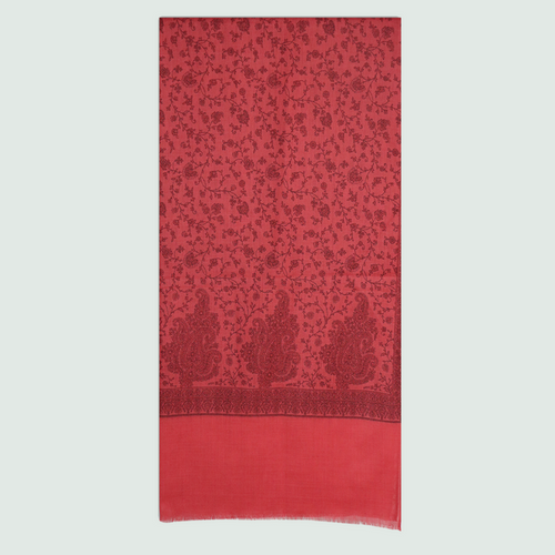 Odhni Weaving Jamawar | Stoles & Shawls - Front View