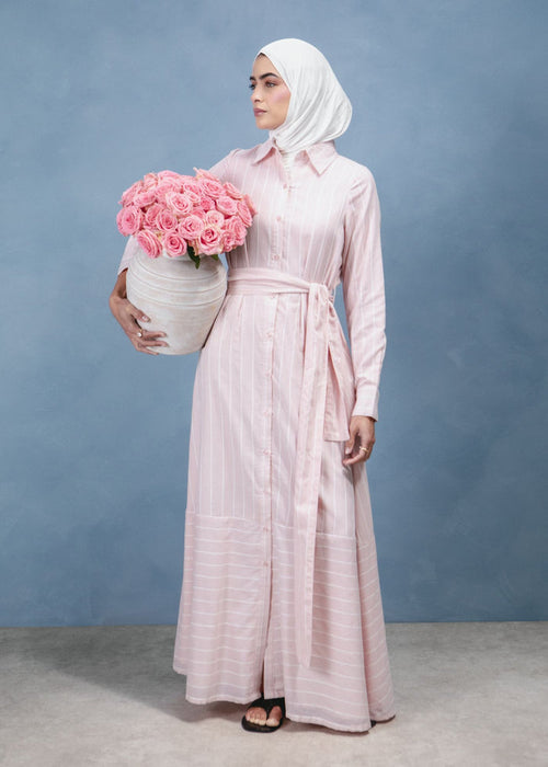 Pink Rock Shirted Maxi