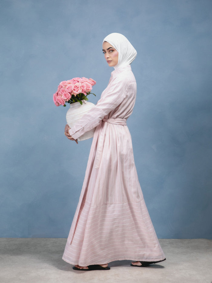 Pink Rock Shirted Maxi