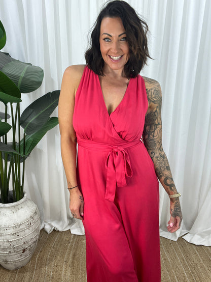Pixie Jumpsuit - Red