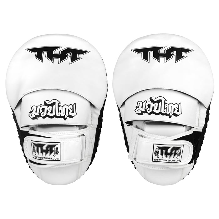 [Pre-Order] TUFF Muay Thai Punching Mitts White