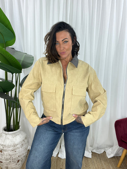 Prince Cord Jacket - Tan (EOFY SALE)