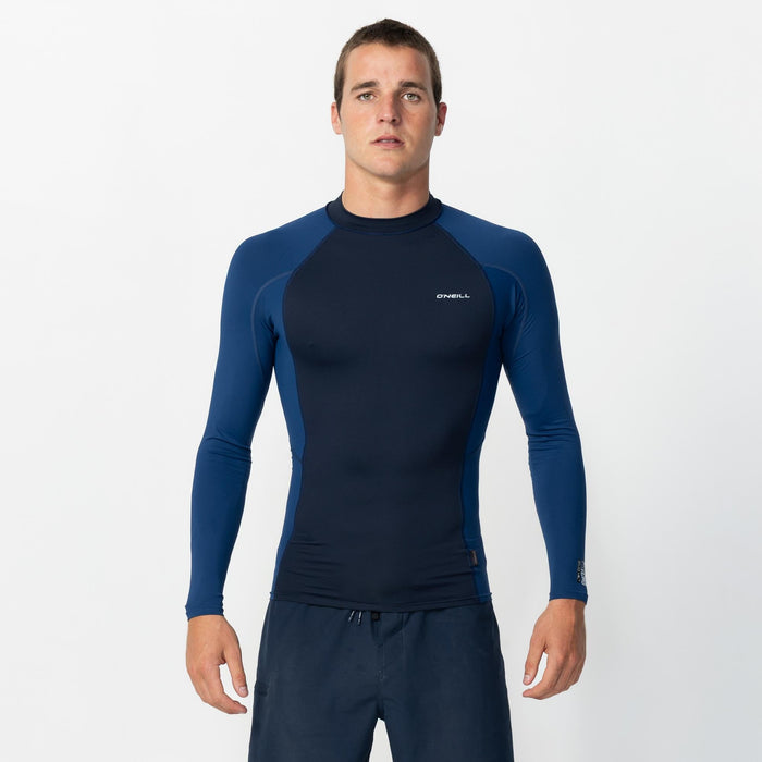 Psycho UV Long Sleeve Rash Vest - Abyss