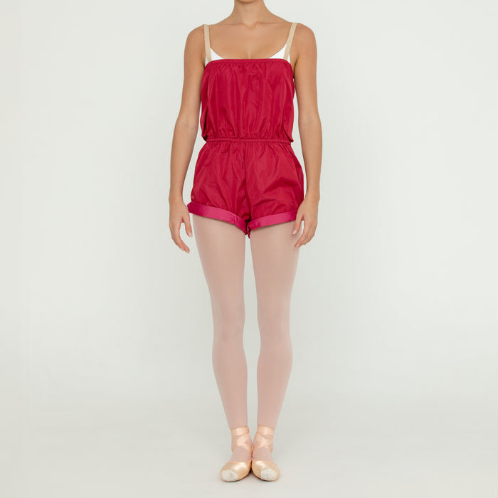 Pull-on Micro Romper RED