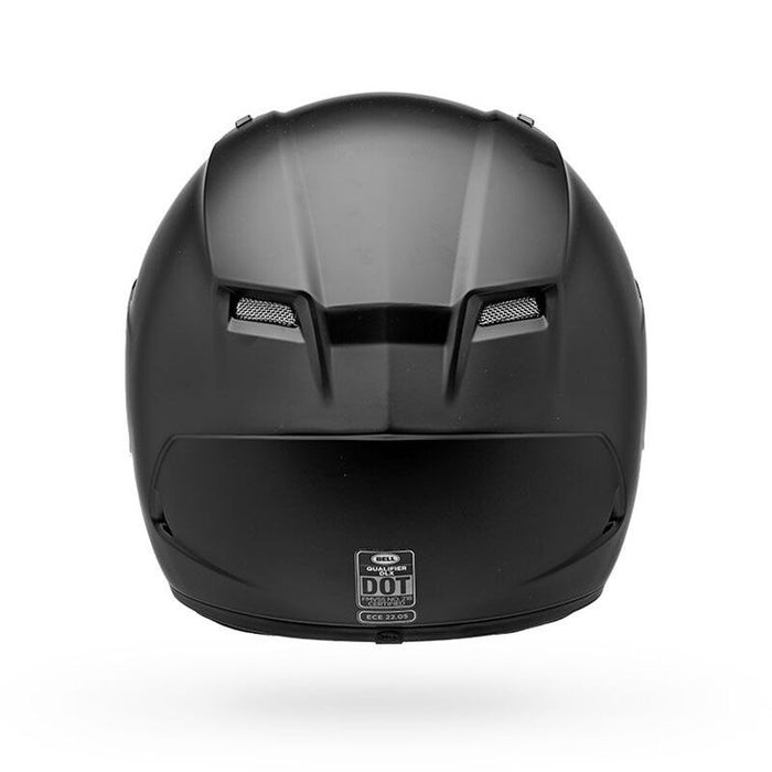 Qualifier DLX Helmet Blackout: Out of the shadows a dark figure appears … The Qualifier DLX Blackout is all business