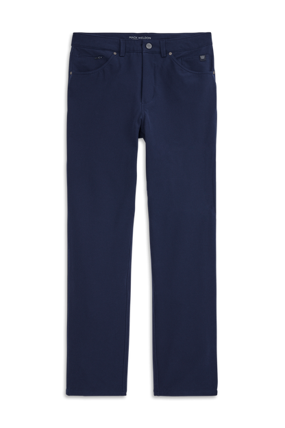 True Navy | Front view of Radius 5-Pocket Pant in True Navy