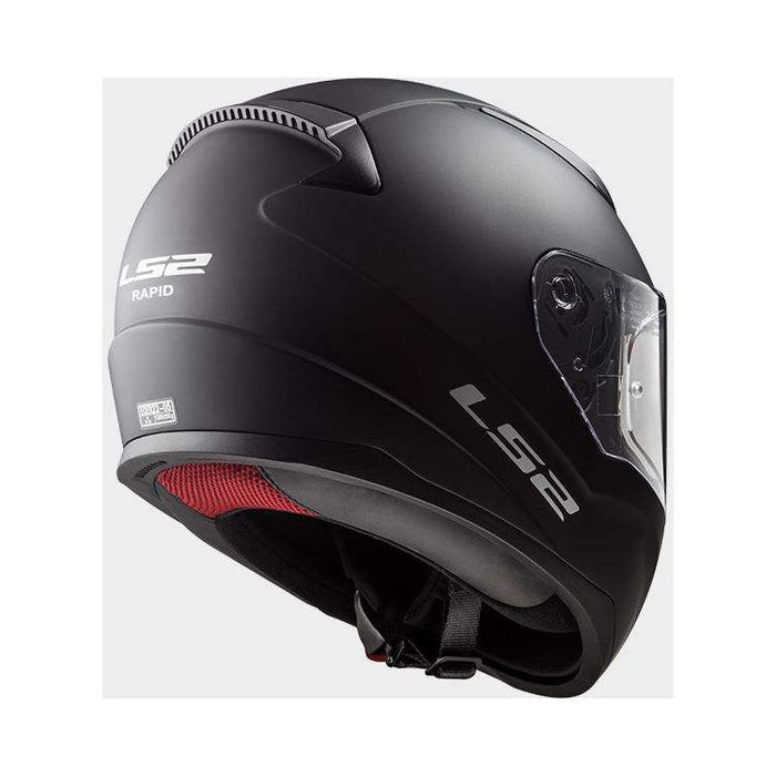 Rapid Mini Matte Black: - Lightweight aerodynamic shell made from LS2’s proprietary HPTT- 2 shell sizes for the smallest, lig