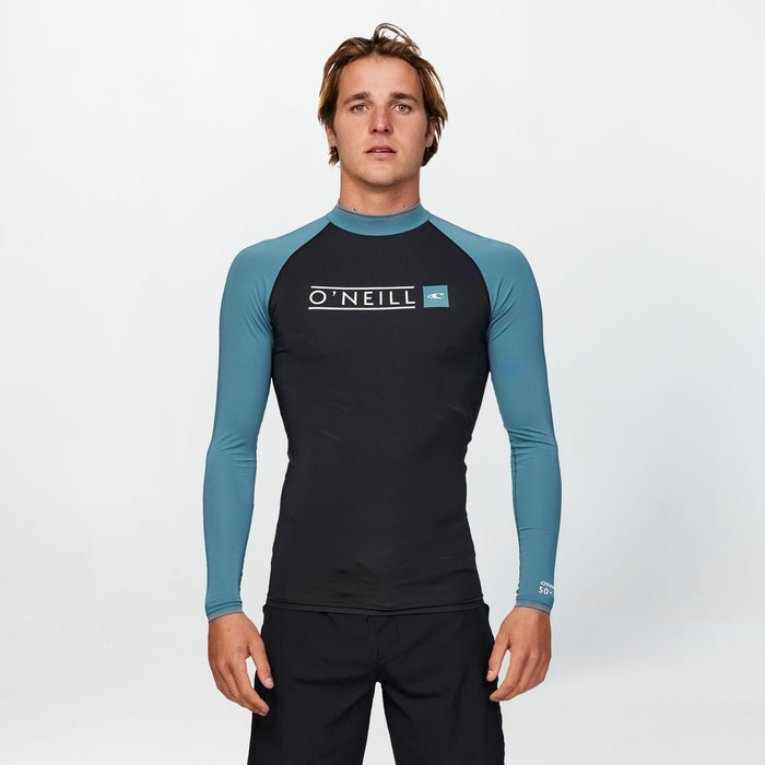 Reactor Block UV LS Rash Vest - Deep Teal