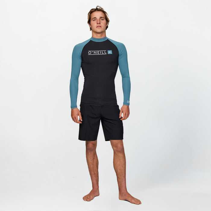 Reactor Block UV LS Rash Vest - Deep Teal