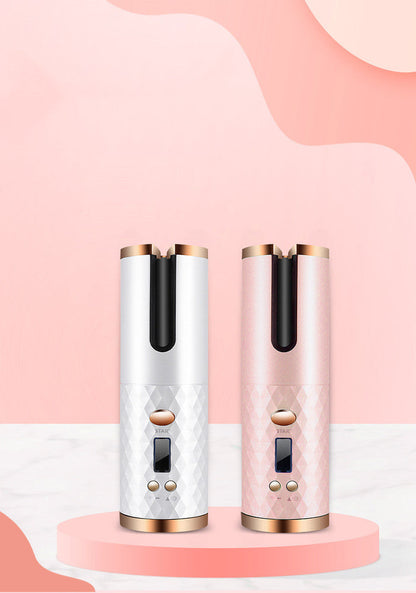 Wireless hair curler – up to 60-min runtime for salon results