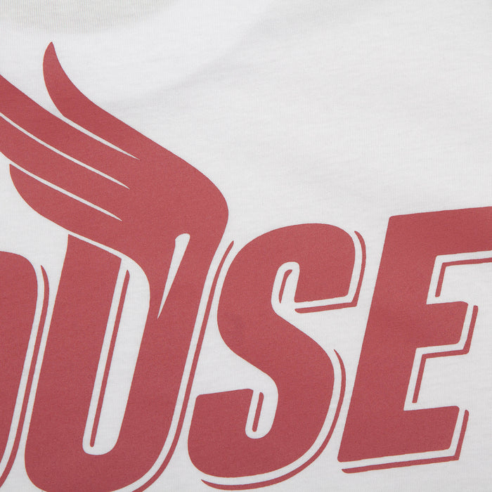 Red Peak House Back Print - Tshirt - White