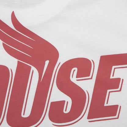 Red Peak House Back Print - Tshirt - White