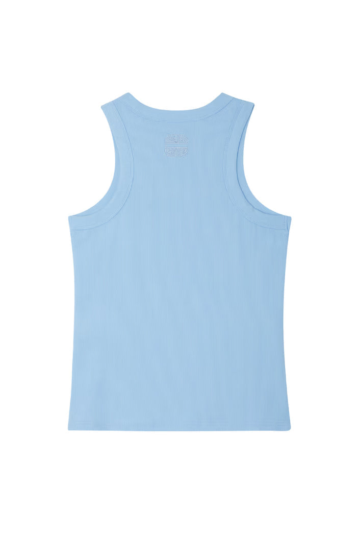 Ribbed Tank Top (Ice Blue)