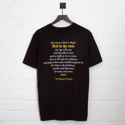 RNW Prayer Back Print - Tshirt - Black