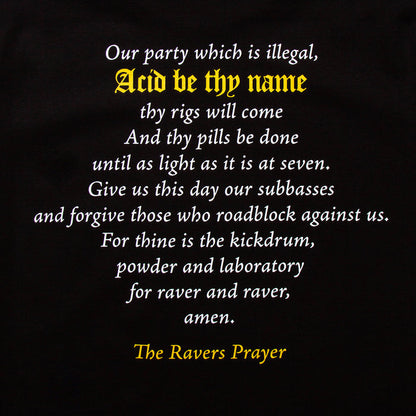 RNW Prayer Back Print - Tshirt - Black