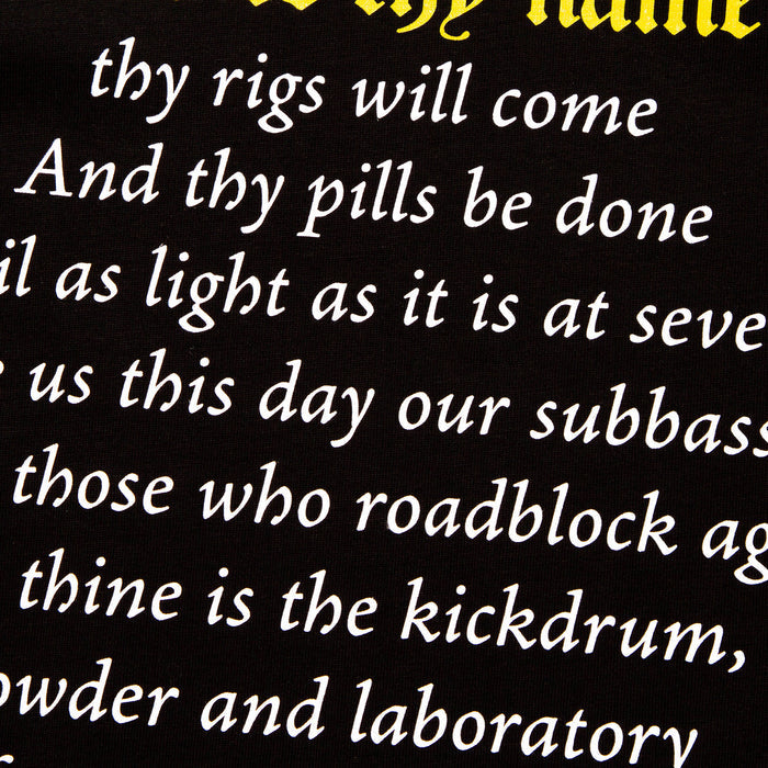RNW Prayer Back Print - Tshirt - Black