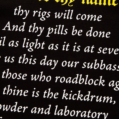 RNW Prayer Back Print - Tshirt - Black