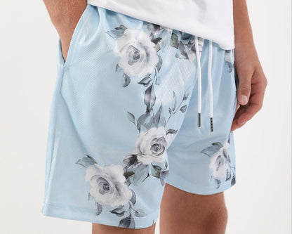 ROSE GARDEN SHORTS- UNIVERSITY BLUE