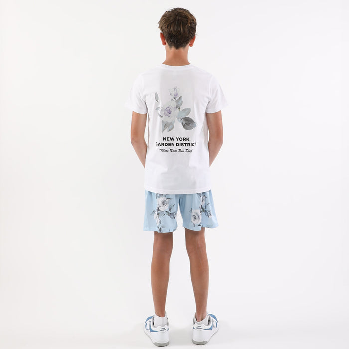 ROSE GARDEN SHORTS- UNIVERSITY BLUE