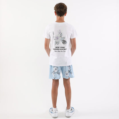 ROSE GARDEN SHORTS- UNIVERSITY BLUE