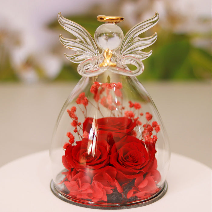 Large angel red