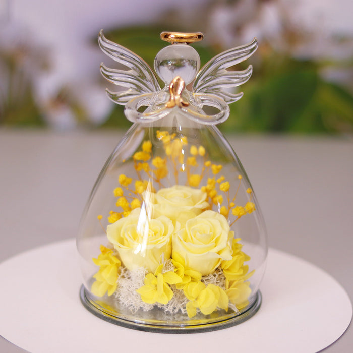 Large angel yellow