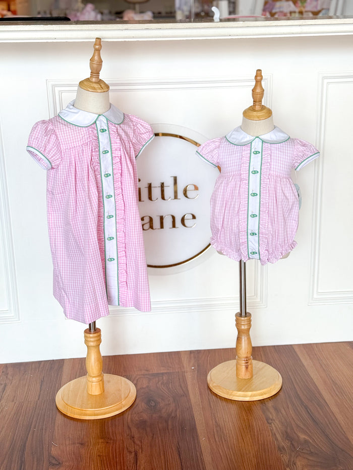 Ruffled Sally Dress - Golf