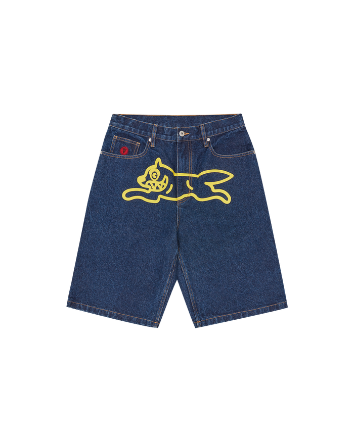 Running Dog Denim Shorts