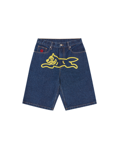Running Dog Denim Shorts
