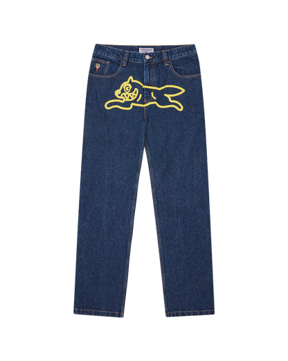Running Dog Double Scoop Denim Pants